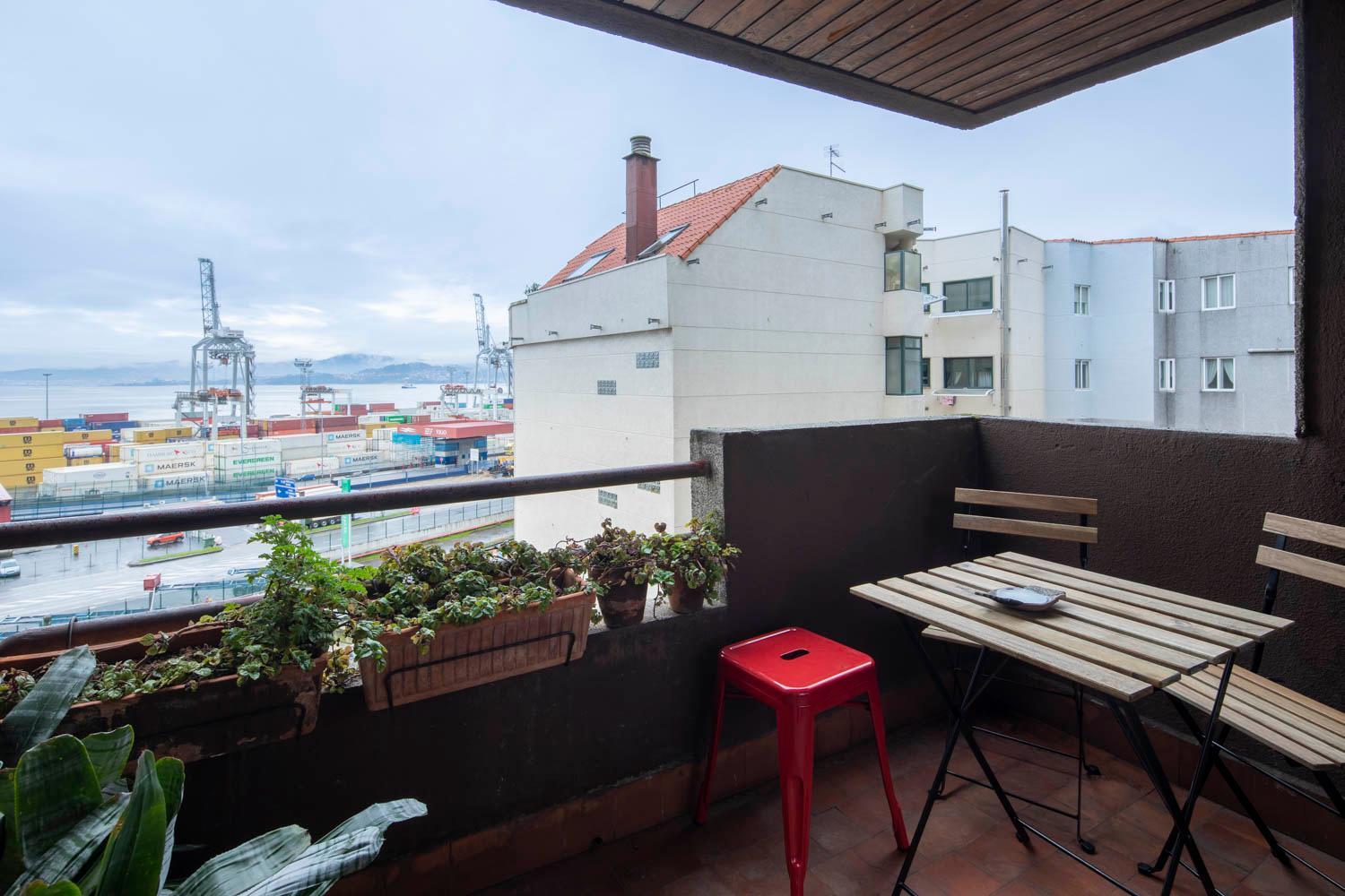 Elegantes Colores En El Puerto By Cabana Rentals Vigo Eksteriør bilde
